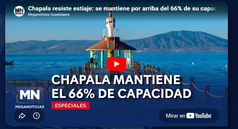 Chapala resiste estiaje: se mantiene por arriba del 66% de su capacidad